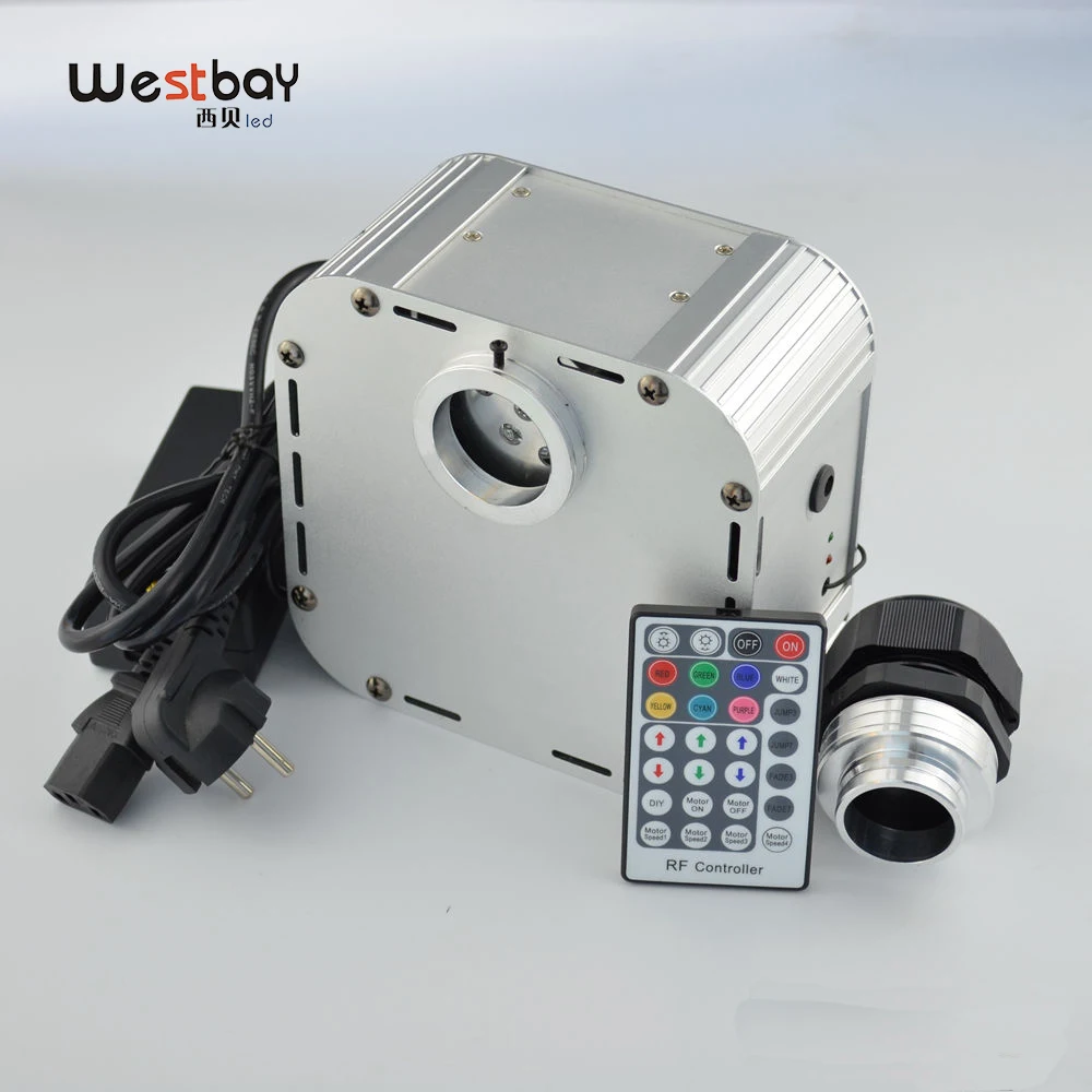Westbay 32 Вт RGB 4 уровня скорости Мерцающий СВЕТОДИОДНЫЙ волоконно оптический