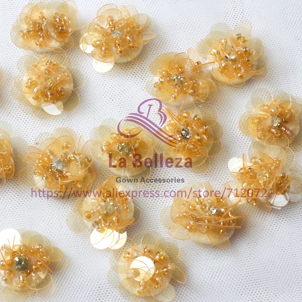 La Belleza/объемные цветы 5 цветов стразы диаметр 2 см 20 шт./лот|rhinestone 3d|flowers 3dflower flower |