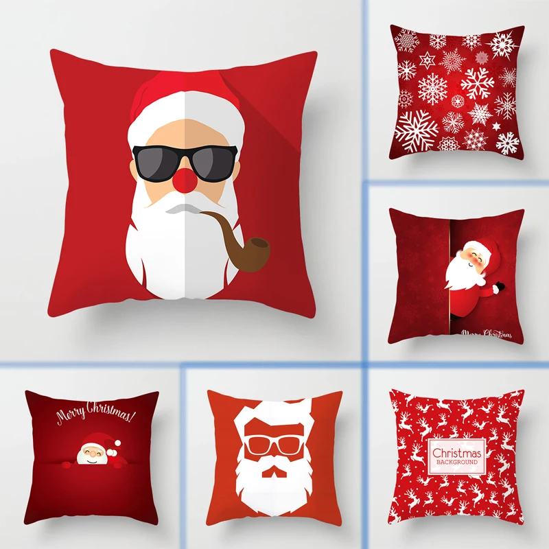 

45x45cm Christmas pillow Europe and America Christmas tree digital printing bronzing Pillow Polyester Throw Pillow Case Cover