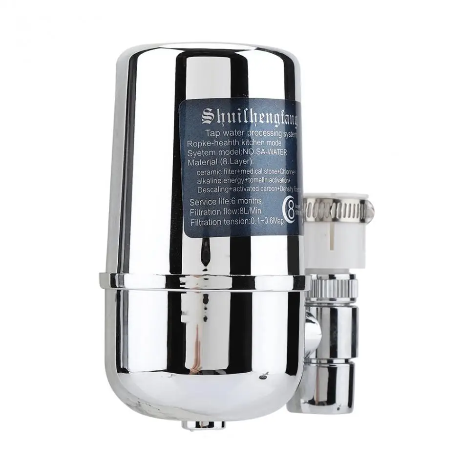 8 ступенчатая система фильтрации воды кран Расширенный фильтр для воды кран крепление очиститель воды Простая установка очиститель воды Топ