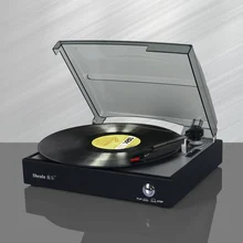 Douk Audio Antique Stereo Home Turntable Phonograph Vintage LP Vinyl Record Player PC USB Recording Playback 220V