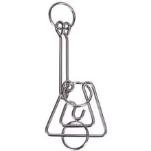 10 шт./партия треугольной формы IQ металлические головоломки Пазлы