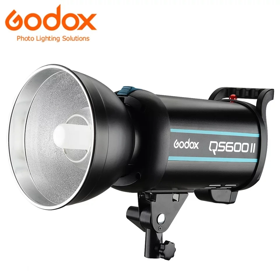 Профессиональный студийный стробоскоп Godox QS600 II QS600II 600Ws GN76 со встроенной