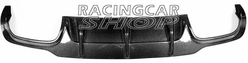 Real Carbon Fiber Rear Diffuser for Mercedes Benz C204 COUPE W204 SEDAN C250 C63 C200 AMG sport bumper 2012-2014