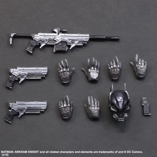 Chanycore Bat Man Arkham Knight 27cm 1pcs Action Figure DC Comic Play Arts Kai Batman Anime Collect