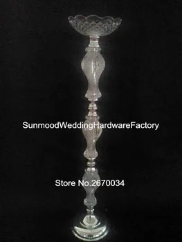 

Wedding Party Aisle Flower Stand, Clear acrylic plastics Flower Stand
