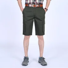 Летние новые мужские повседневные шорты с несколькими карманами повседневные комбинезоны брюки длиной до колен