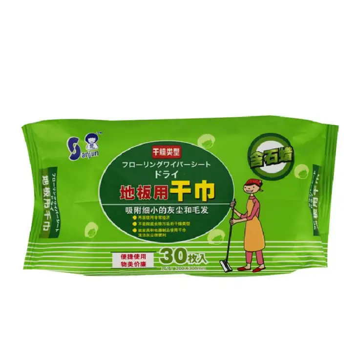 Sanjun Disposable Antiseptic Dry Floor Wipes Cleaning