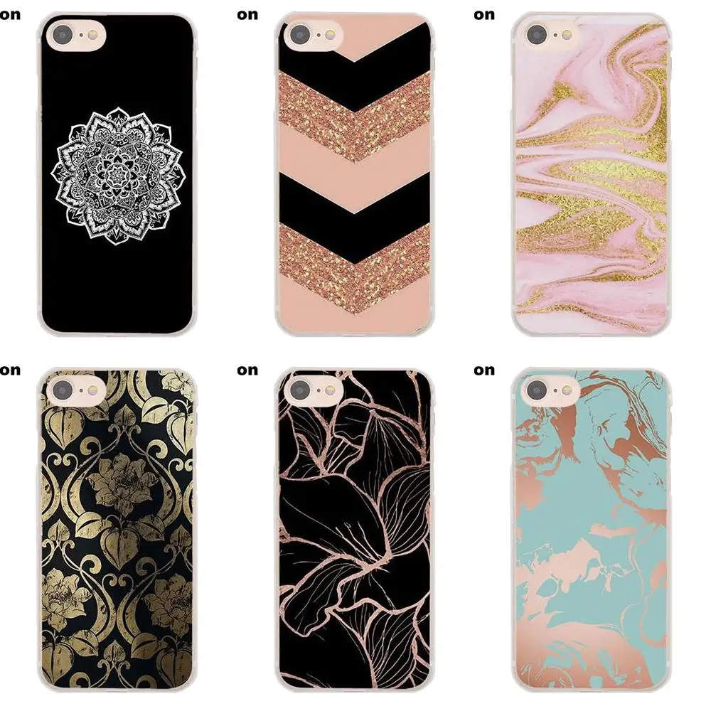 Чехол для телефона Perciron Blue Gold Marble Rose Galaxy Alpha Core Prime Note 4 5 8 S3 S4 S5 S6 S7 S8 S9 mini edge Plus |