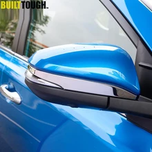 Для Toyota RAV4 2013 хромированная задняя крышка зеркала боковой двери отделка гарнир формовочная полоса накладка Стайлинг