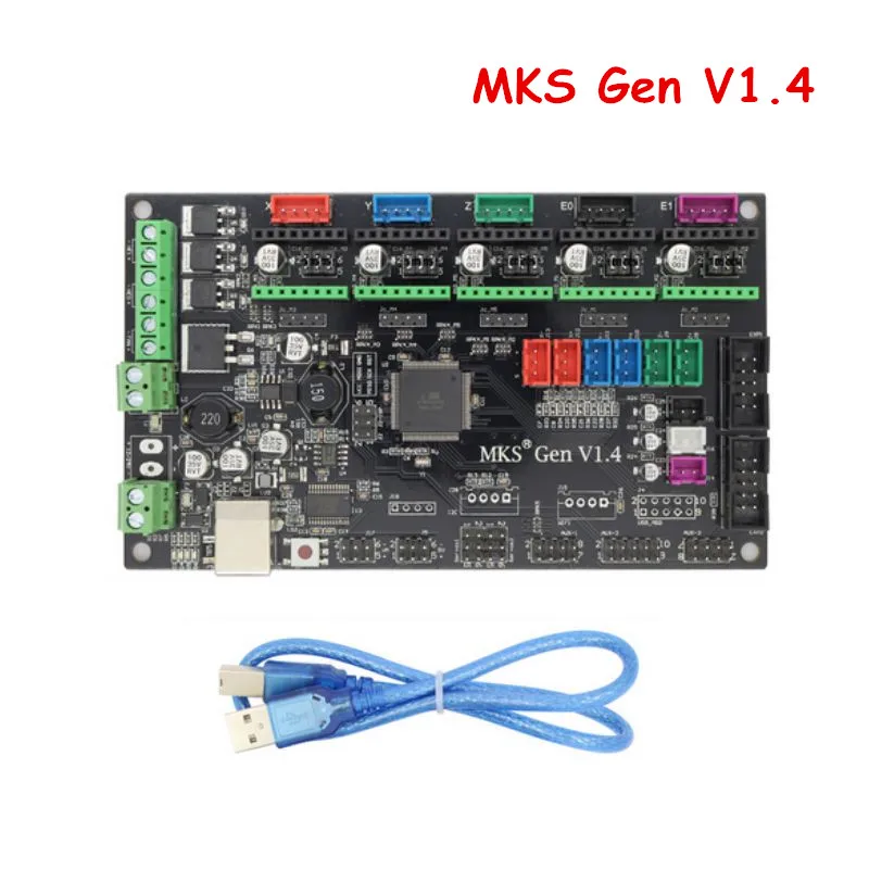

4 layers PCB controller board MKS Gen V1.4 mainboard Compatible Ramps1.4/Mega2560 R3 support A4988/DRV8825/TMC2100