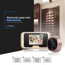 3," дверной звонок с глазком 1.3MP HD камера ночного видения дом для гостей, система внутренней связи, видеодомофон с широким углом обзора