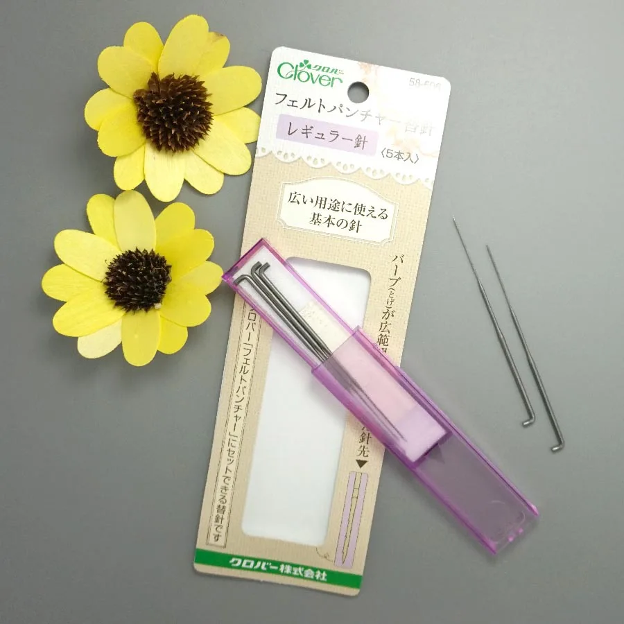 

Clover felt puncher Kawahari regular needle 58-606/607/608/609 (Japan import) Free shipping