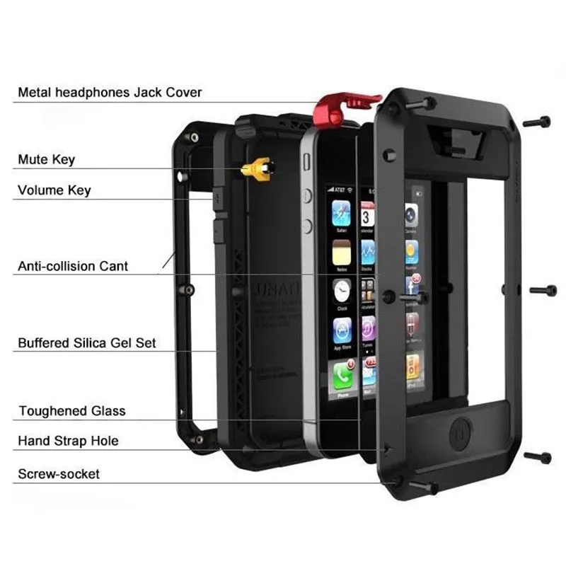 Heavy Duty Case Iphone 7 Plus Doom Armor Metal - Protection Phone Case  Iphone 11 - Aliexpress