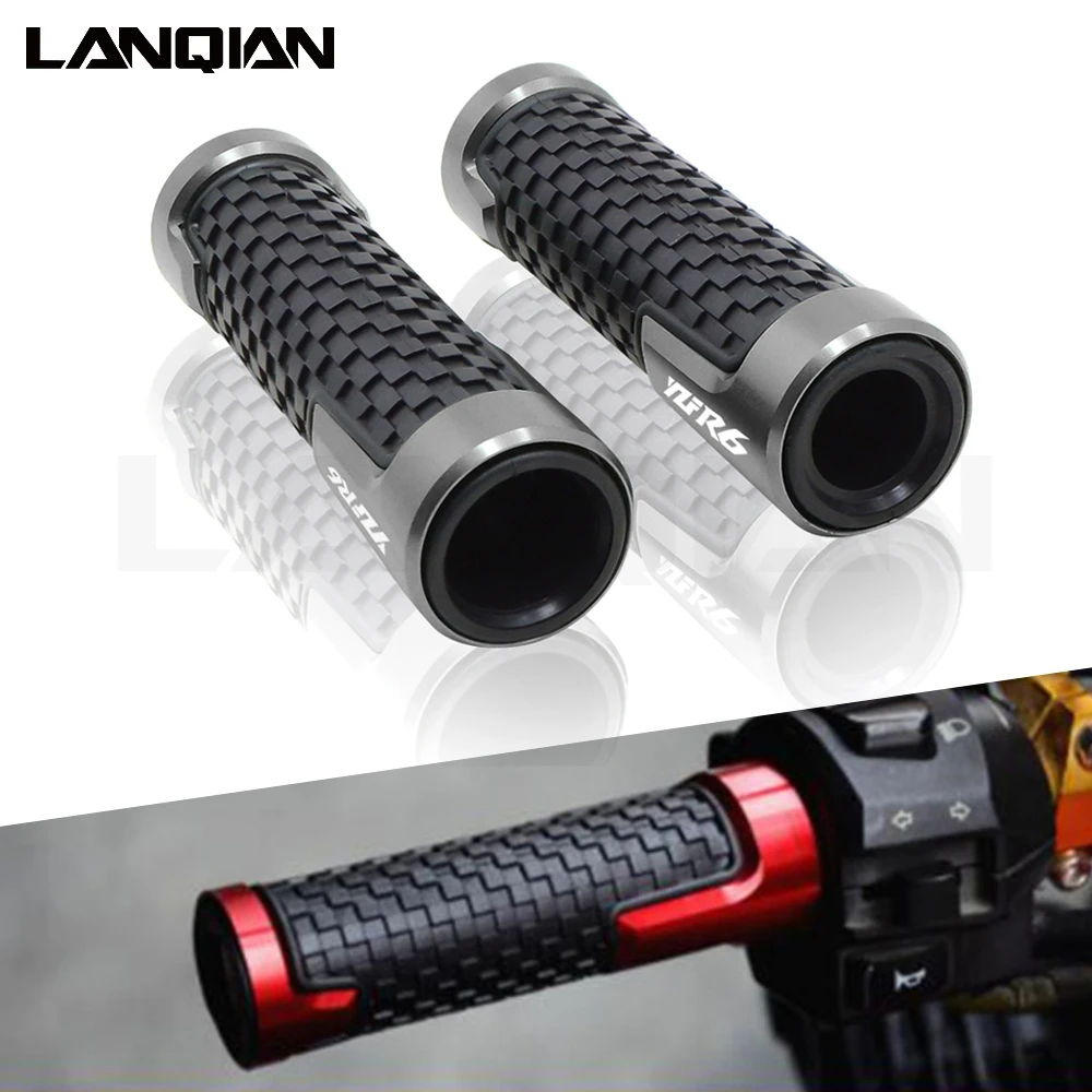 

7/8" 22MM Motorcycle handle grips racing handlebar grip For Yamaha YZF R1 R3 R6 1999-2003 2004 2005 2006 2007 2008 2009 2010