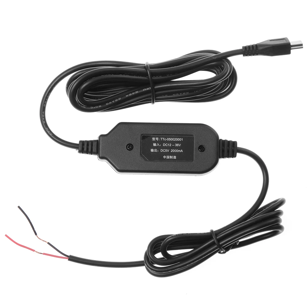 

1PC Universal Car DC 12v to 5v Micro/Mini USB Charger GPS Tablet Recorder Camera Charging Kit DVR Interior Port Cable Converter