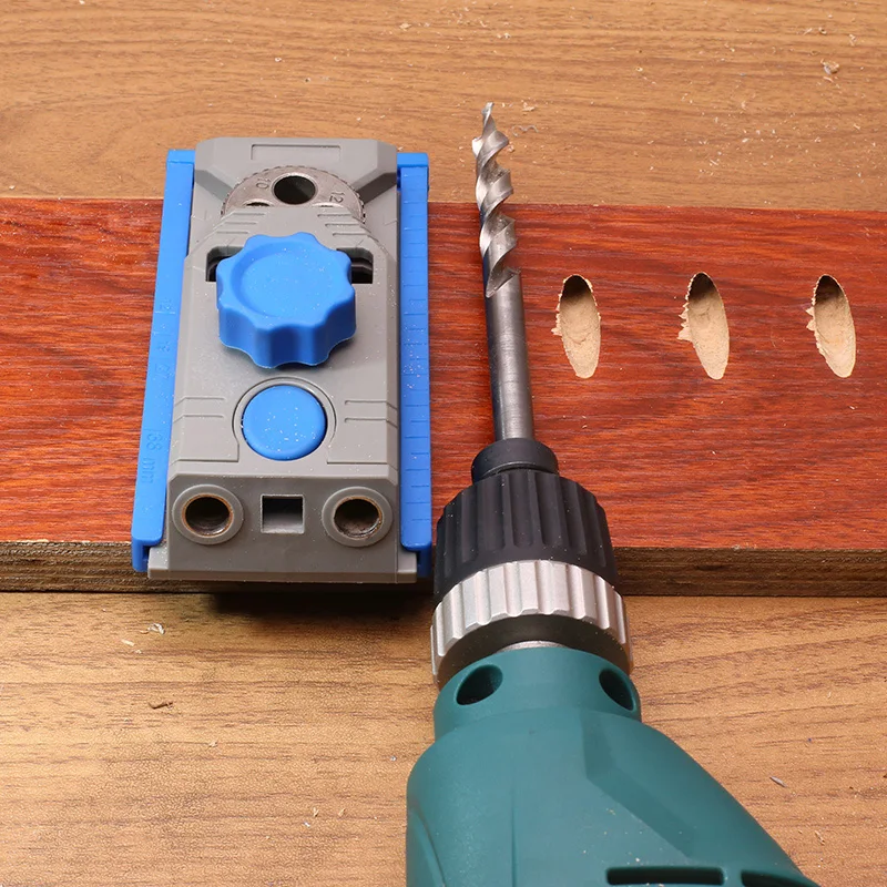 2-in-1 Pocket Hole Jig Kit System Step Drill Bit 9.5mm Wood Doweling Joinery Jig Woodworking Drilling Tool 2-in-1 Pocket Hole Jig Kit System Step Drill Bit 9.5mm Wood Doweling Joinery Jig Woodworking Drilling Tool