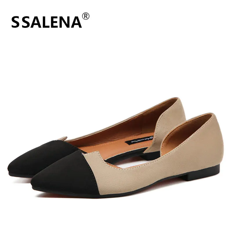 comfortable pointed toe flats