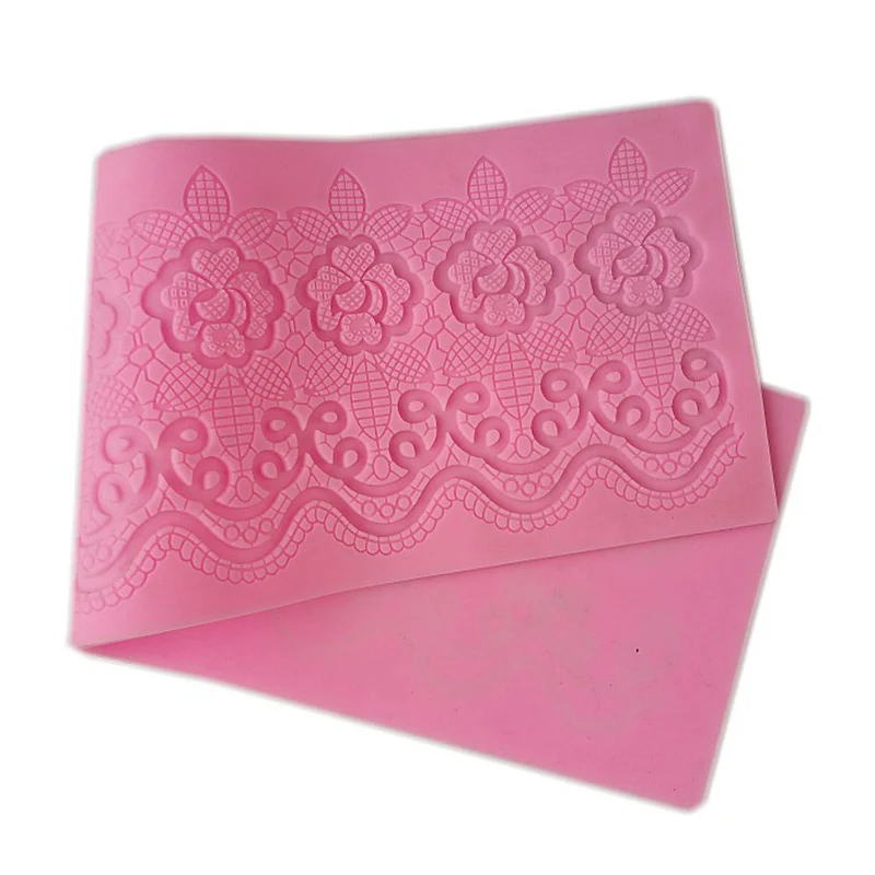 Flower-Pattern-Silicone-Lace-Impression-Mat-Fondant-Cake-Border-Bake-Emboss-Decoration-Mold-Kitchen-Accessories-CT1127 (4)