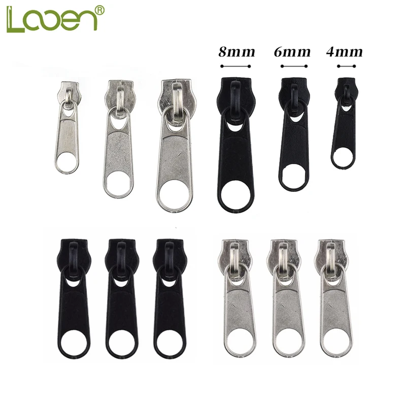 5pcs Fix Zipper DIY Zip Slider Repair Kit Replacement For Zip Fastenings Sewing Tailor Tools