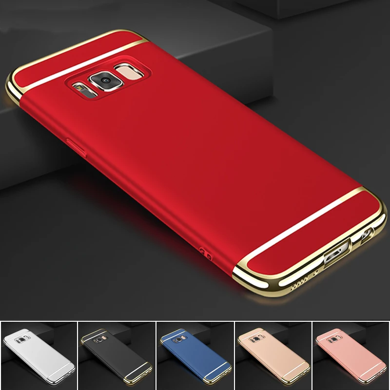 

For Samsung Galaxy S7 edge S8 S9 J7 C5 C7 C8 C9 C10 J2 Pro A5 A7 A8 2018 Plus J7MAX Hard Case 3 in 1 Full Back Case