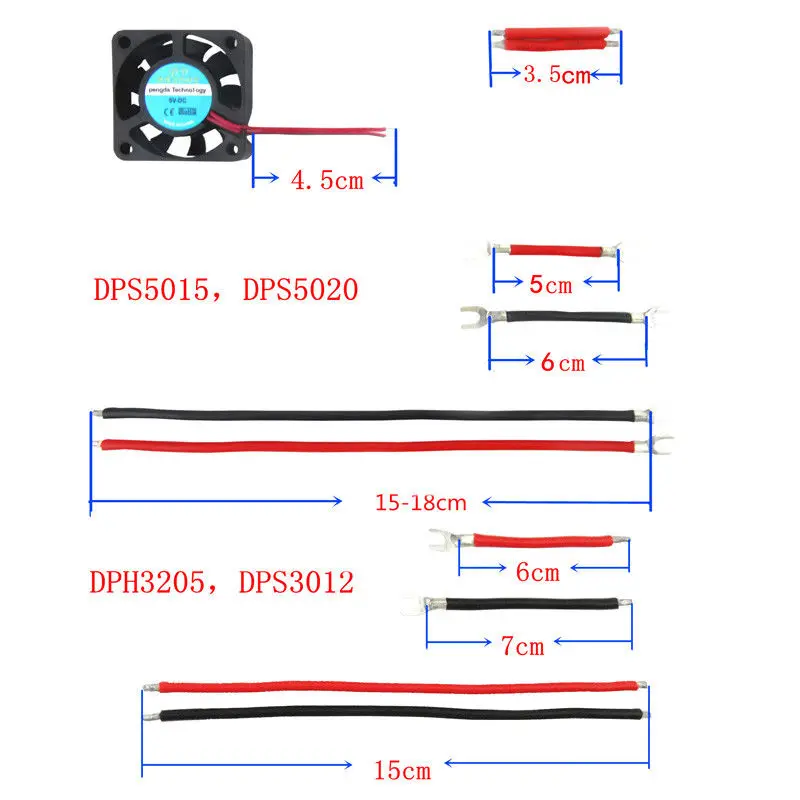 

Black Pro LCD Digital Programmable Power Supply Module Kits For DPS5015 DP50V2A
