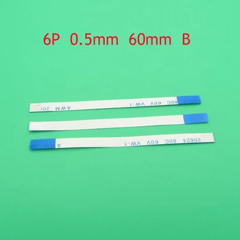 

5pcs New FFC FPC flat flexible cable 0.5mm pitch 6 pin 6PIN Reverse Length 60mm Ribbon Flex Cable