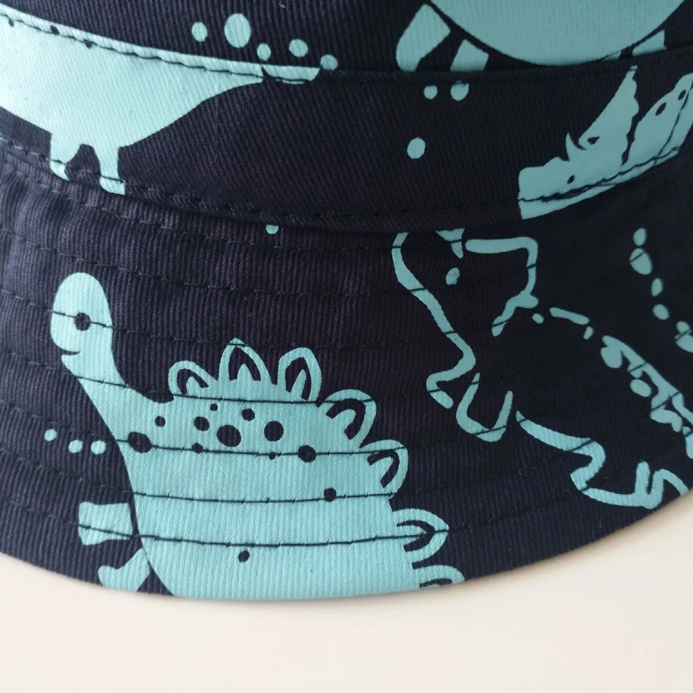 Новые Детские мультфильм письма в горошек рыбак шляпа ребенок шляпа солнца Весна-осень мальчики девочки хлопок Солнцезащитная детская шляпа бассейна шляпа