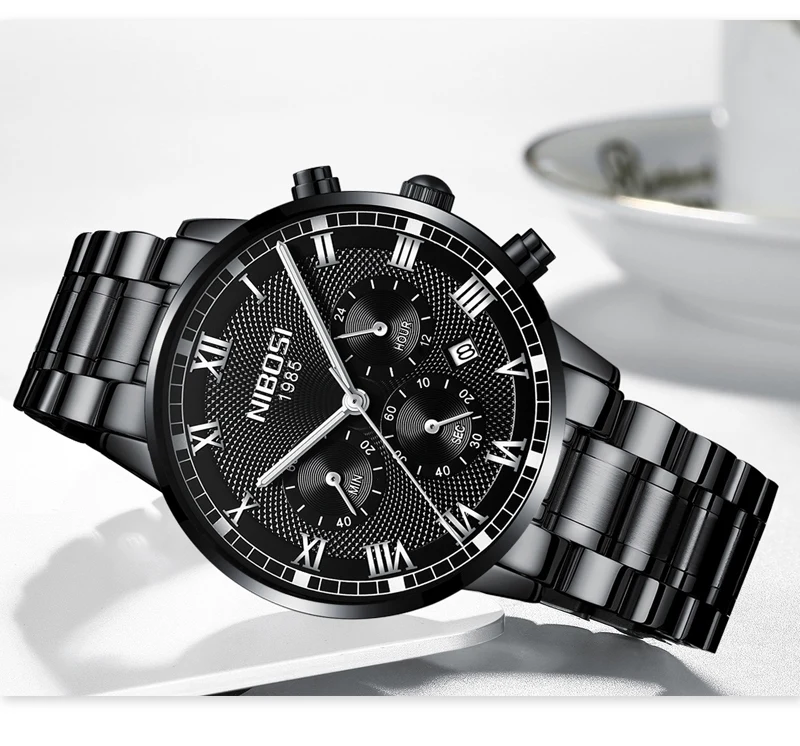 NIBOSI Mens Sport Watches Men Waterproof Luxury Brand Watch 2018 Fashion Full Steel Analog Quartz Wristwatch Relogio Masculino   (20)