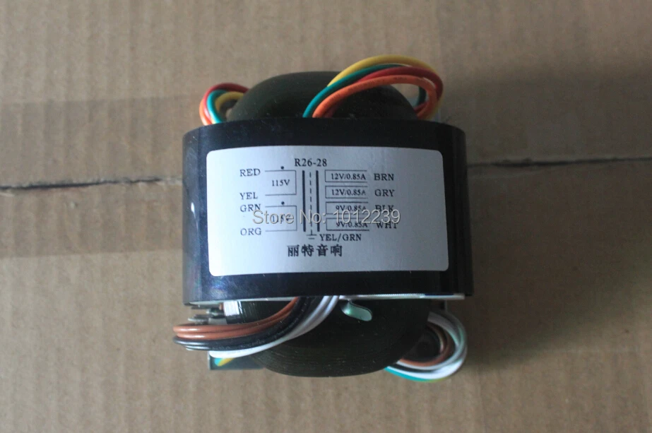

LITE R26-79 40VA Power transformer 115V/230V R-core transformer Output:(3.15-2.5-0-2.5-3.15)X2(2A)/0-12.6(0.5A)/0-5(1A)