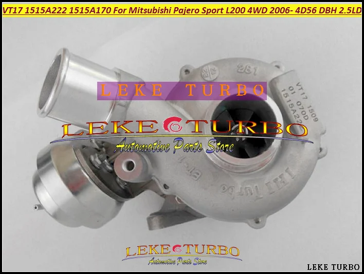 Картридж Turbo CHRA Core RHV4 VT16 1515A170 VAD20022 для Mitsubishi Pajero Montero Sport L200 DC 2006-14 4D56 DBH под давлением 5VX 2.5L 123kw