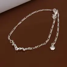 A016 Новый Дизайн Большой Stock Нежный Handmade Дешевые Посеребренная Ножной Браслет Оптовая Продажа