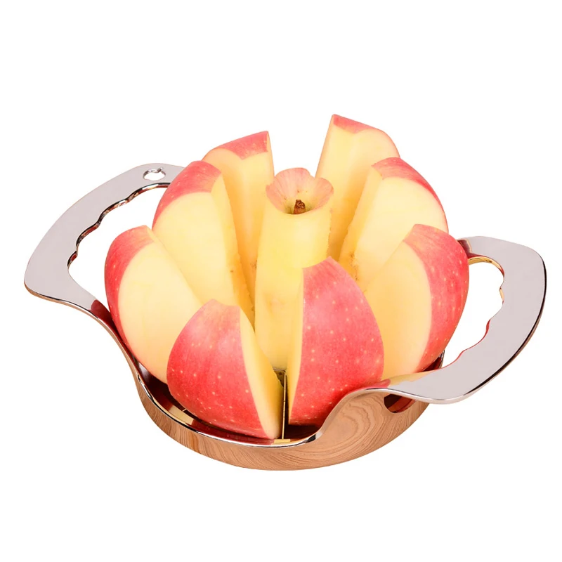 Kitchen Gadgets Apple Cutter Stainless Steel Apple Slicer Corer Wedger Vegetable Fruit Tools Apple Pear knife Divider 8-Blades (6)