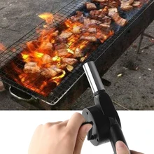 1PC New Convenient Crank Driving Picnic Outdoor BBQ Barbecue Manually Air Blower Fan Fire Starter Tool Handy Air Blower