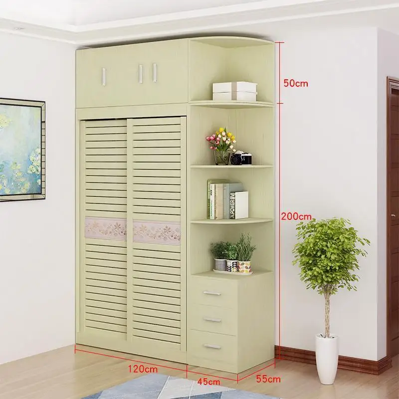 Garderobe Armario деревянный Giyim Gardrop Meuble Rangement Szafa Chambre Kast Mueble De Dormitorio шкаф для спальни - Цвет: Version A