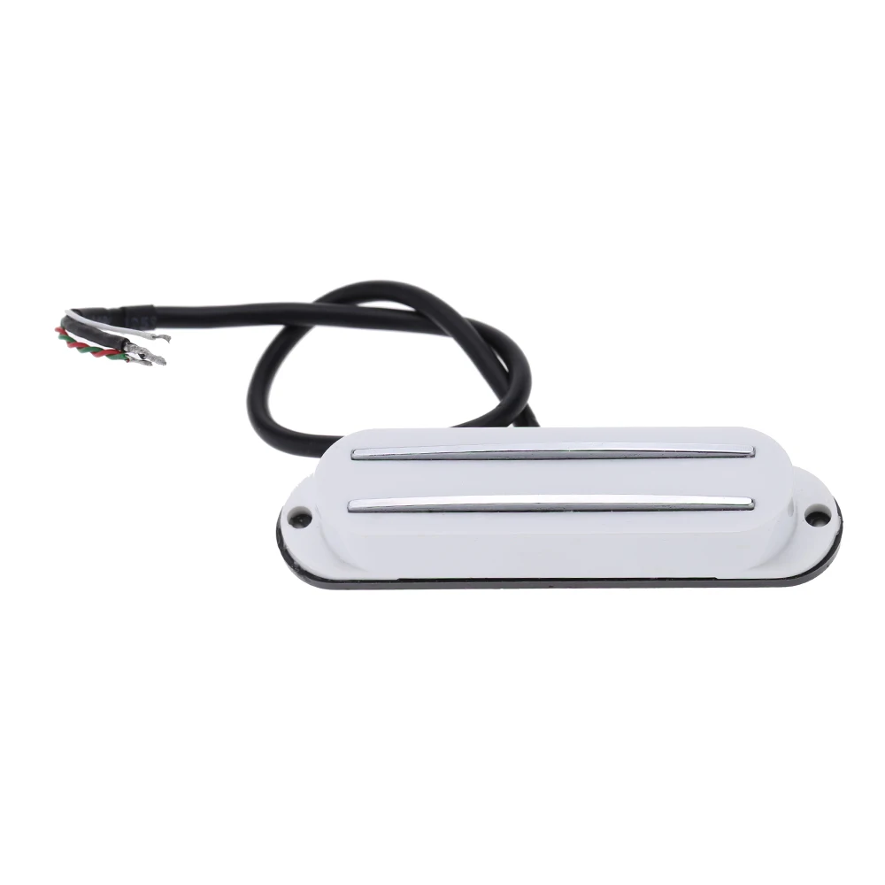 Lightweight and High Quality Dual Hot Rail Single Coil Humbucker Pickup 4 Wire for Electric