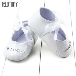 Telotuny для маленьких девочек Обувь для младенцев тапки Обувь для младенцев PU ЛИТЕР мягкие теплые удобные нескользящие Детские Туфельки