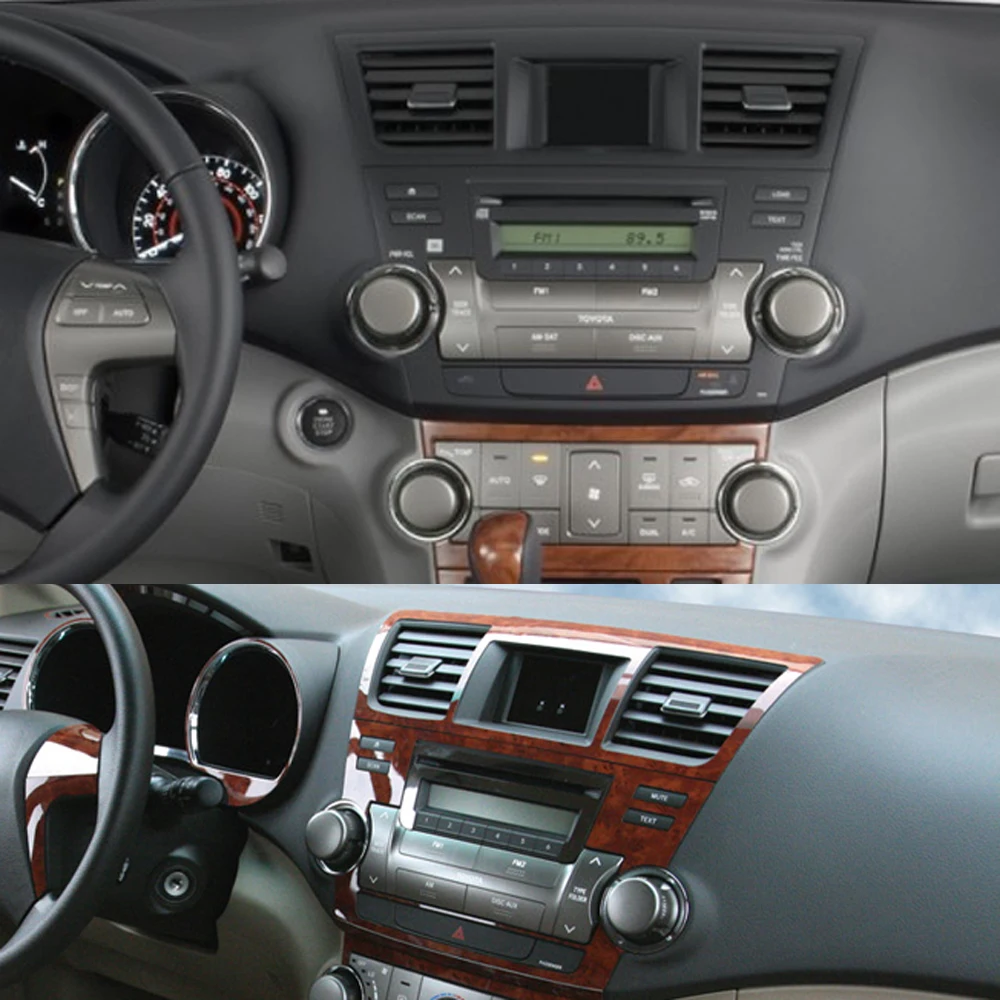 Excellent MAX GPS Navigation Radio Android 8.1.0 Car DVD Player for Toyota Highlander Old 2009-2013 RDS Bluetooth Call WiFi SWC Free Map 1