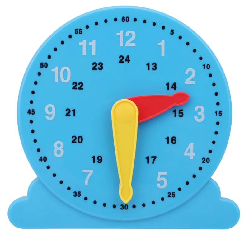  Kindergarten Baby Toy For Children Cognition Blue Clock Education Toy Early Learning Montessori Bri - 32957012449