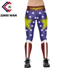 Леггинсы для женщин для 3D печатных тонкий легинсы для тренировки и фитнеса брюки девочек Высокая талия Push Up лосины Леггинсы Плюс размеры S~ 3XL