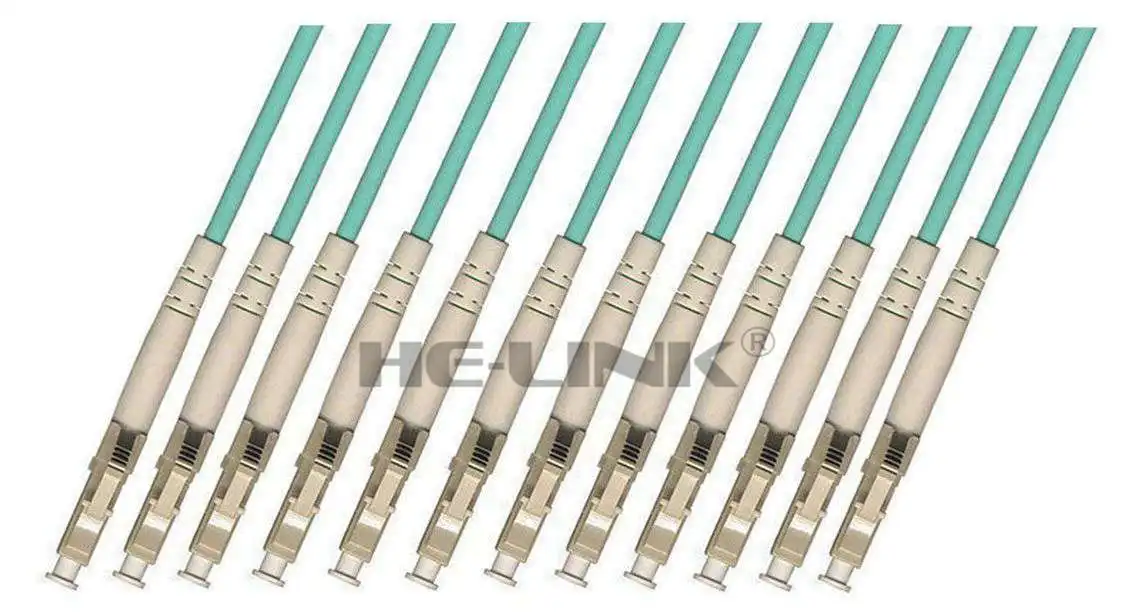 

LODFIBER 150M LC-LC Outdoor Armored 10G OM3 MM 12 Strands Fiber Optic Cable Patch Cord