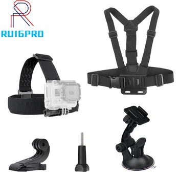 

for Gopro Hero 8 7 5 4 4session Accessories Set Head Strap Chest Strap Suction Cup For Xiaomi for Yi 4 K for EKEN H9R VS69