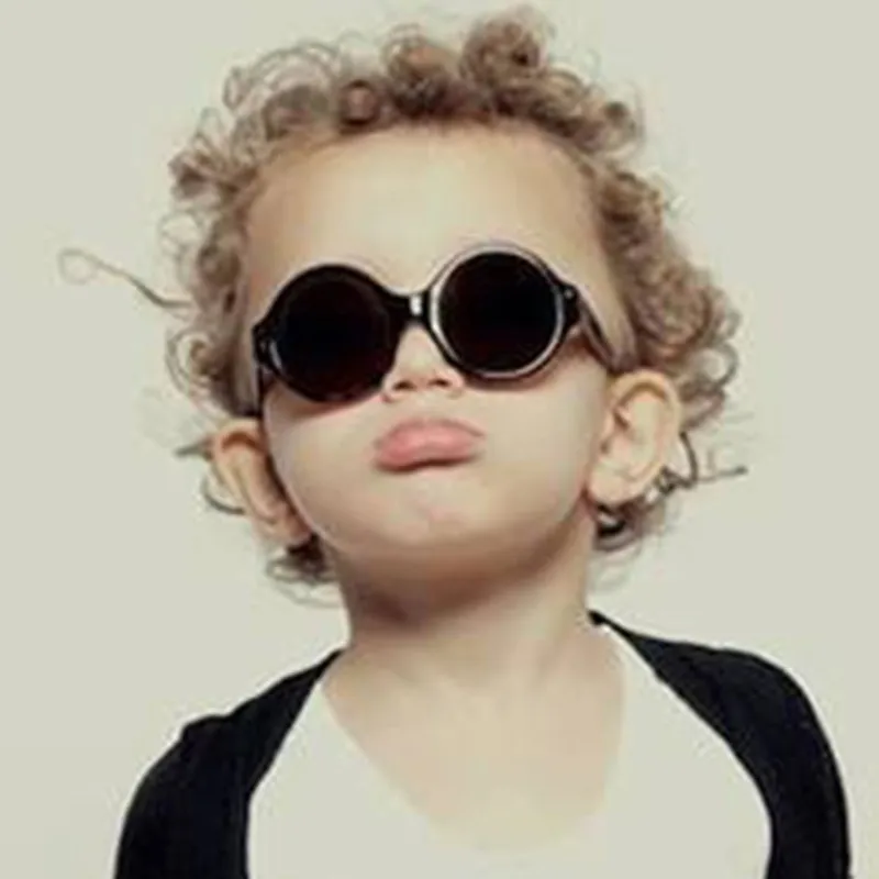 

2019 Fashion Round Sunglasses Kids Boys Girl Glasses Cute Plastic Cartoon Black Sun Glasses For Baby Sunglasses Eyewear Oculos