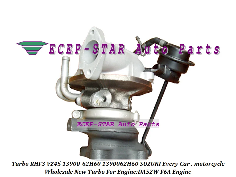 Turbo RHF3 VZ45 13900-62H60 13900 62H60 1390062H60 Turbocharger For ISUZU For SUZUKI Every motorcycle DA52W F6A Engine  (2)