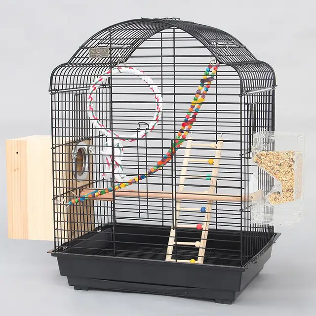 Fer Cages à Oiseaux Maisons Avec Jouets Reproducteurs