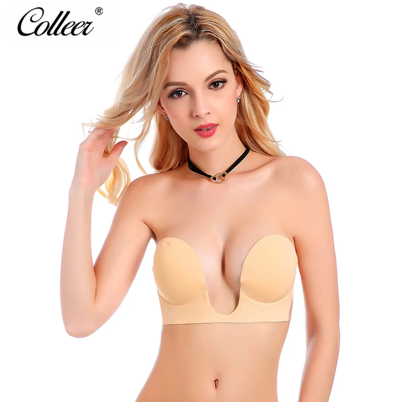 COLLEER New Fashion Women Seamless Bra Push Up Padded High Quality Underwire 1 2 Cup Strapless