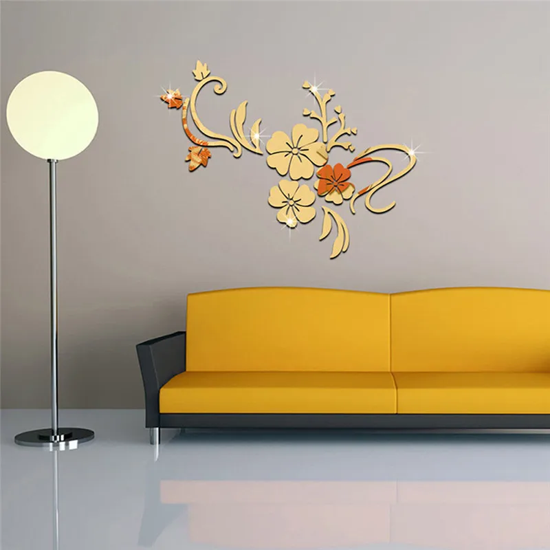 3D mirror wall stickers5