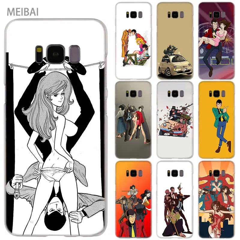 

MEIBAI Lupin the Third Transparent hard Case for Samsung Galaxy S8 case S7 S6 Edge S9 S8 Plus s6 edge plus Galaxy Note 9 cover