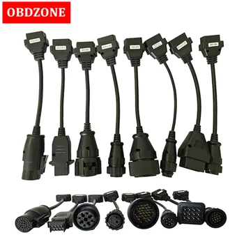 

New 8Pcs Truck Cables Full Set for Tcs CDP Pro/Multidiag Pro Truck Adapters Interface