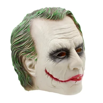 

2019 Joker Clown Mask Creepy Evil Scary Horror Halloween Party Masks Adult Cosplay Props Full Head Party Supplies